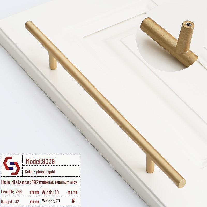 

Ручка для дверцы шкафа Nordic Gold - европейский стиль, дизайн с одним отверстием