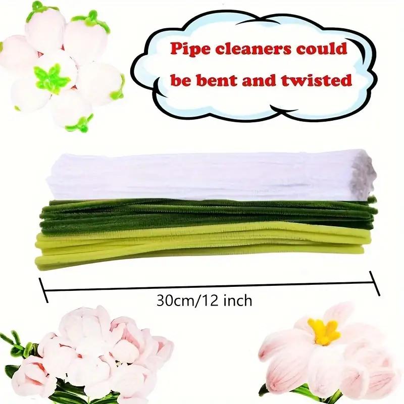 362 Pieces of Lily Pipe cleaner Bouquet Set, Upgraded Encrypted DIY Handmade Craft Project, Graduation Gift, Holiday Gift.