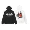 2025 Autumn/Winter Hell Star Letter Print Unisex Hoodie