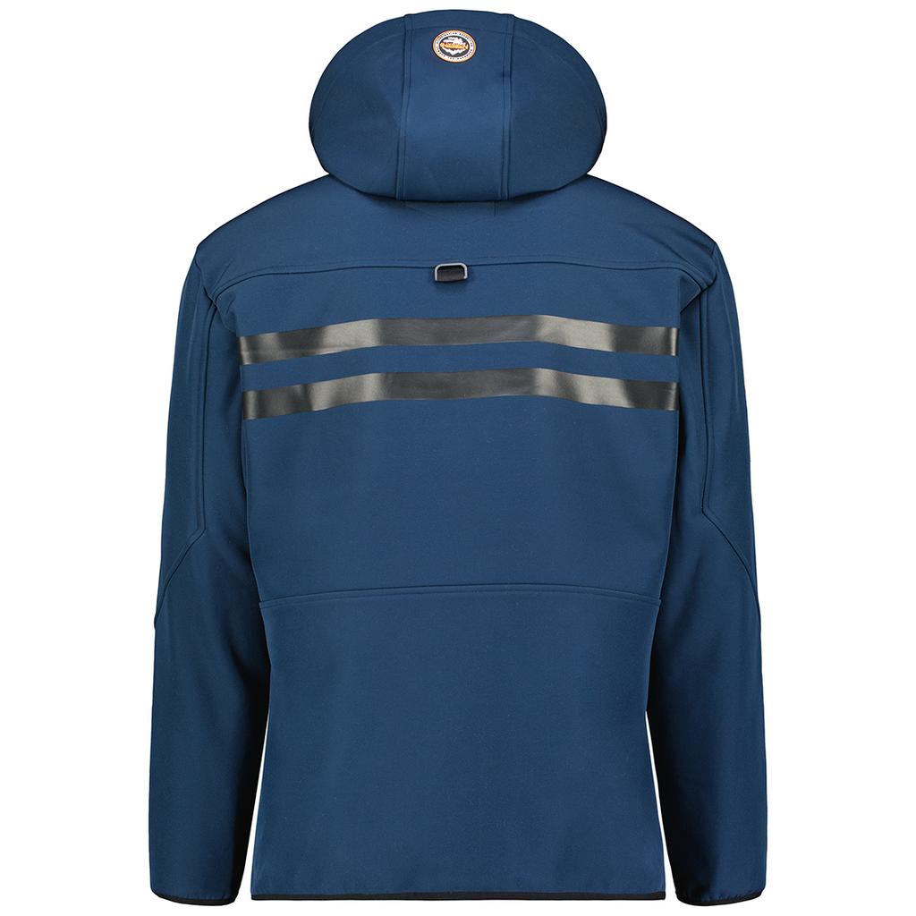 Chaqueta softshell para hombre Geographical Norway ROYAUTE NAVY -ORANGE DB MEN 068 NAVY / ORANGE (WY8028H/GN-MARINO / NARANJA)