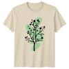 Minimalist Abstract Tree Nature TShirt Botanical Art Nature Birthday Gift