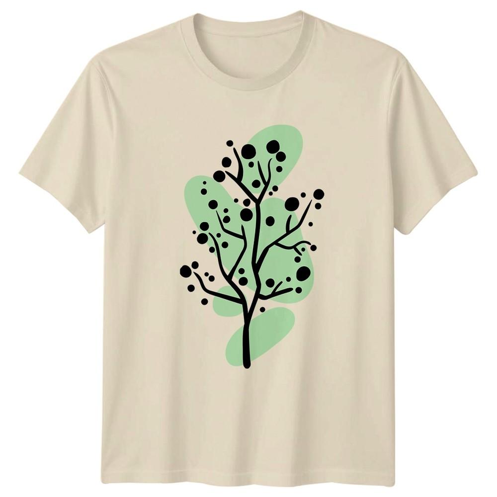 Minimalist Abstract Tree Nature TShirt Botanical Art Nature Birthday Gift