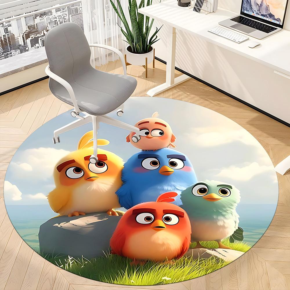 1pc Office Round Area Rug, Bedroom Living Room Home Decor, Room Deco, Offic A1016154