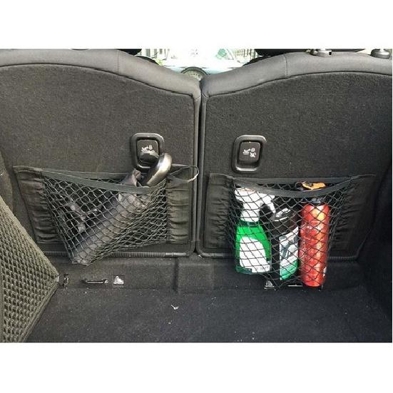 Car Trunk Organizer Bag Mesh Cargo Net Seat Storage Holder Pocket Accessoriies