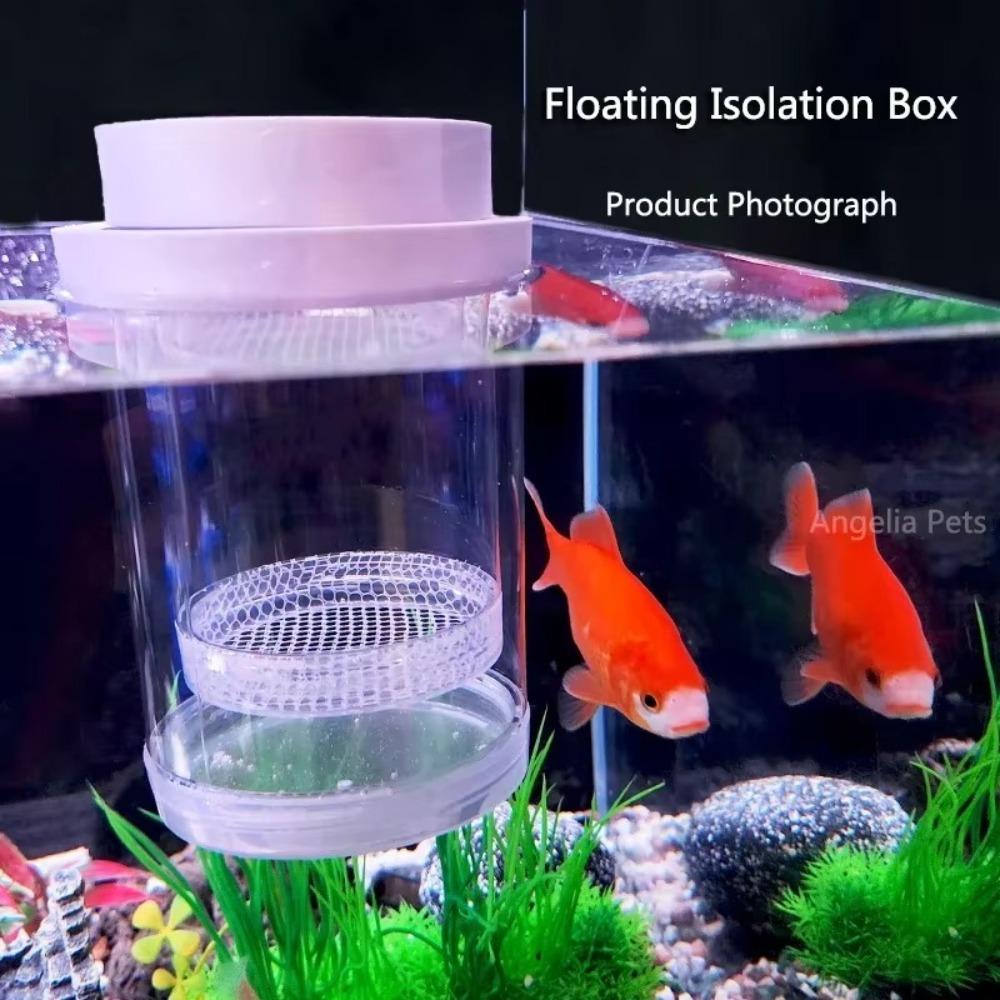 Plastic Mesh Aquarium Breeder Box Shrimp Guppy Fish Tank Incubator for Aquarium Hatchery Accessory