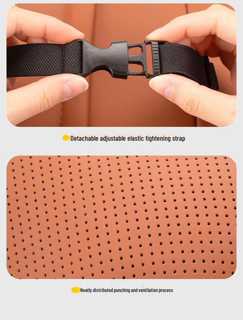 Luxurious Breathable Neck and Lumbar Seat Cushion Set for Maybach