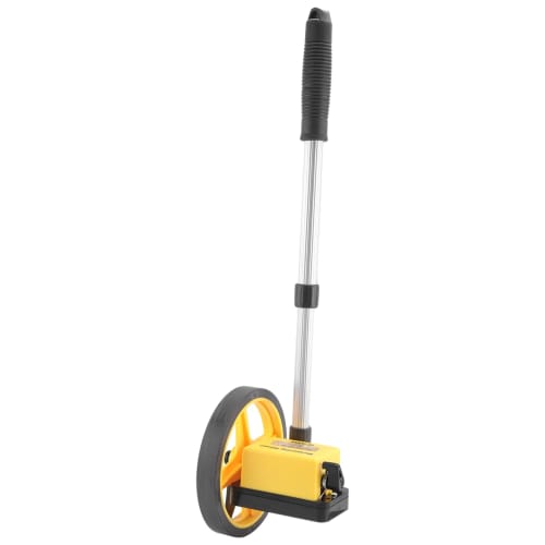 Chaksy Plastic Distance Measuring Wheel for Surveyors, 17.72" x 6.3" x 5.51" (Small Wheel, 12)