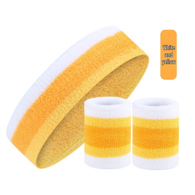 TULX Sweat-Absorbing Sports Headband & Wristband Set