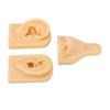Silicone Nose Ear Model 3D Simulation Nose Ear Model Set for Piercing Practice Teaching