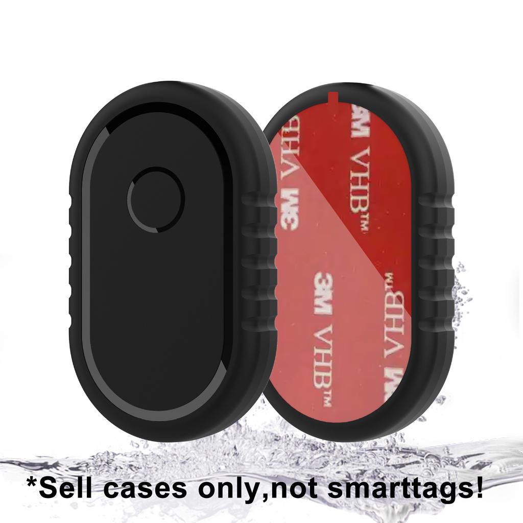 For Samsung Galaxy SmartTag2 Case Silicone Holder with Adhesive Sticker For Galaxy Smart Tag2 Holder For Wallet Luggage Car Bike