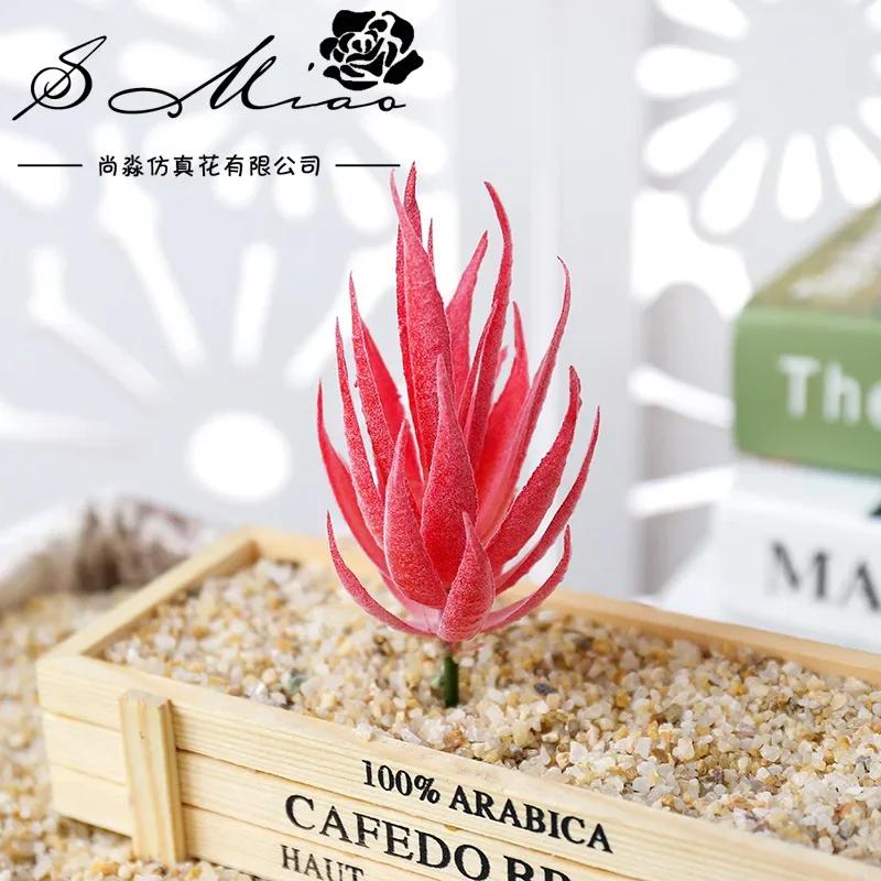 

1 штука 7X10см Искусственные суккуленты Растение Сад Дом DIY Цветок Искусственные растения Композиция Аксессуары Спальня Офис Украшение