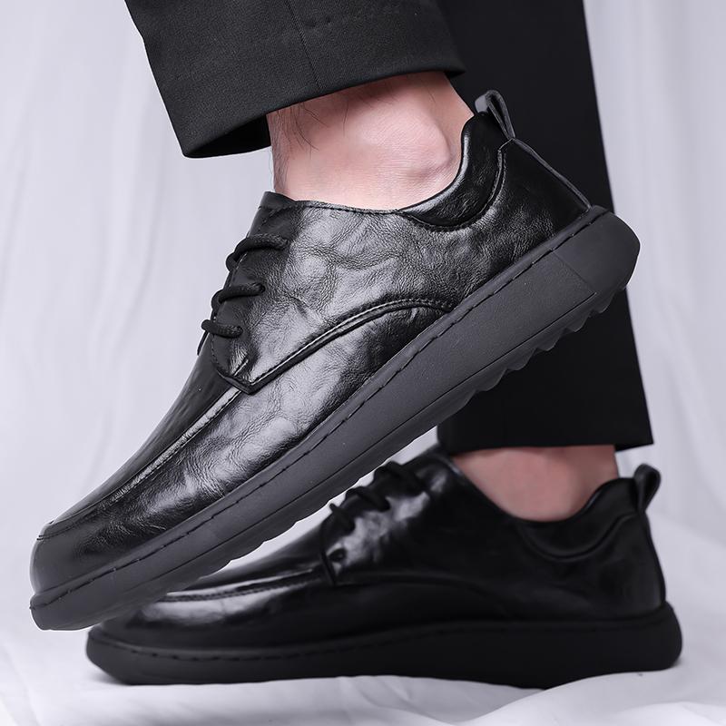 Fashion All-match Mens Comfortable Sneakers  Men's Dress Business Shoes Classic Men Casual Walking Shoes Fashion Lace-Up Men's Footwear