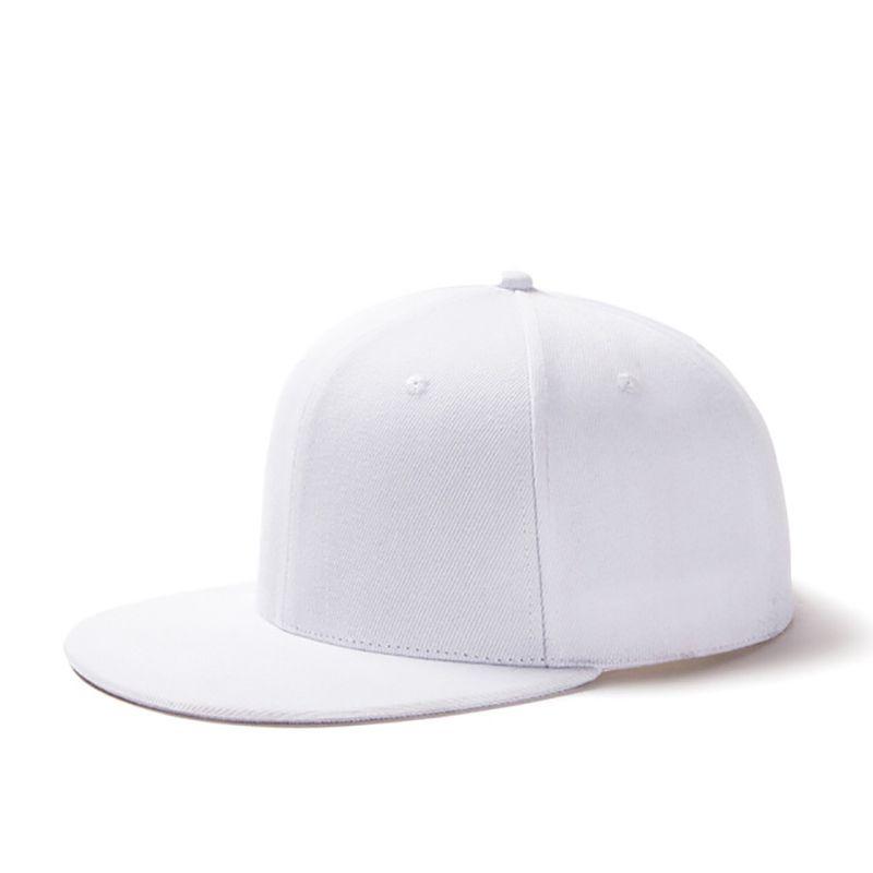 Classic Solid Plain Snapback Hat With Adjustable Fit For Men And Women