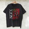 NOFX Punk In Drublic Álbum Punk Rock Música Camiseta de Algodón Negra Talla S5XL Camiseta Unisex