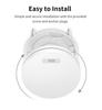 Smart WiFi Smoke and Fire Alarm Detector with Sound and Light Alerts