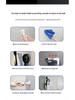 Wall-Mounted Toothbrush & Toothpaste Holder with Suction Cup and Rinsing Cup