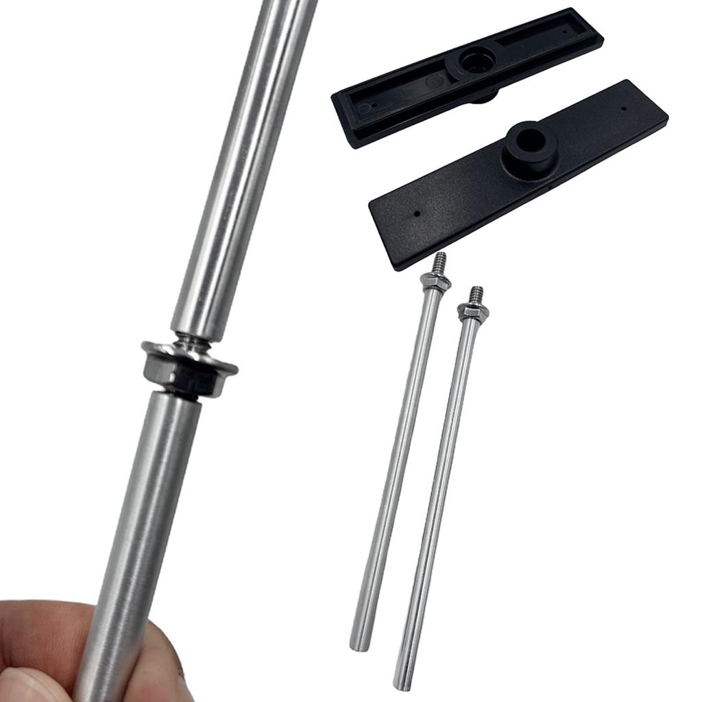 2 Pack RV Waste Valve Extension Rod 6 Inch And 9 Inch Options For Easy Sewer Hose Connection Compatible With Most RVs