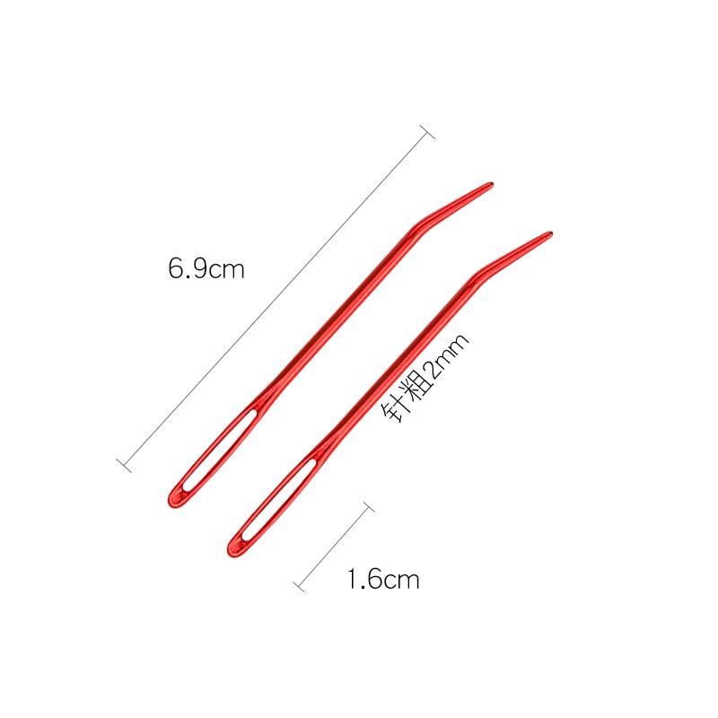 

Товста вигнута голка для штопання для ручного шиття та в язання з великим вушком