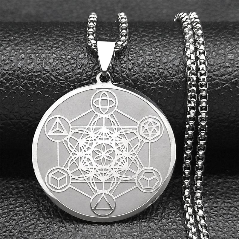 Hebrew Star of David Pendant Necklace for Women Men Stainless Steel Gold Silver Color Jewish Bless Male Chain Jewelry