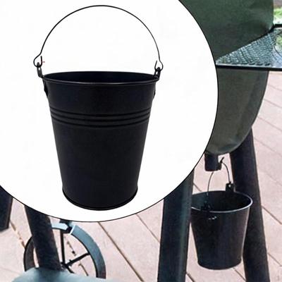 Grill Grease Bucket Accessories Metal Hanging Handle Simple Installation Thickened Drip Tray