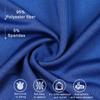 Men's Quick-Dry Sports Compression Shirts Tights Solid Color Crew Neck Fitness Top