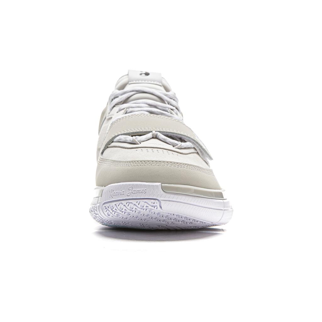 Li Ning Wow1 Low Basketball Shoes Men's Low Top Gray White ABAU099-4