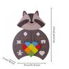Wooden Wall Busy Board Cognitive Play Animal-Themed Learning
