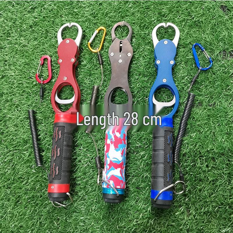 Multi-functional Fish Gripper with Scale, Lure Clip, and Fishing Gear Pliers