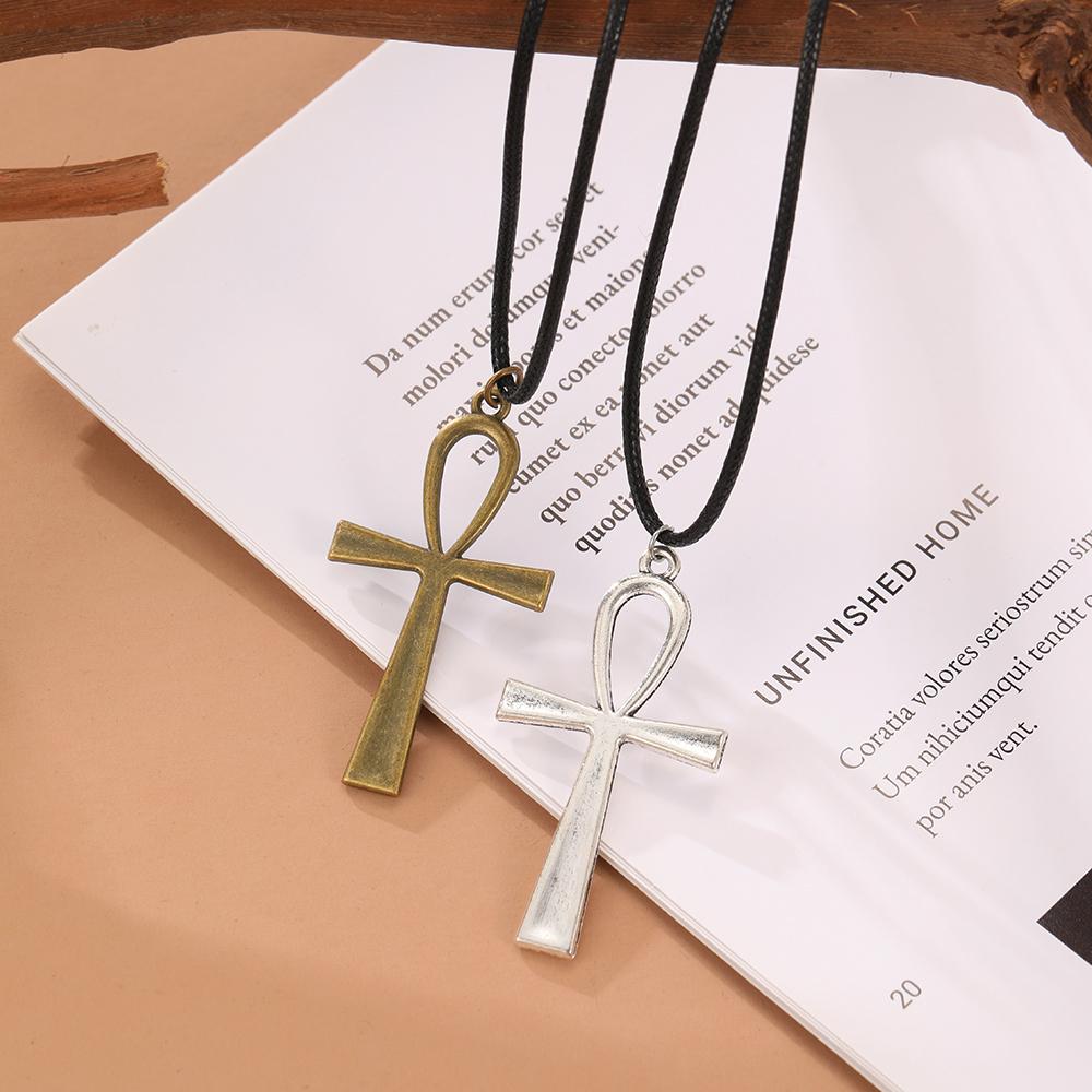 Vintage Crosses Pendant Necklace Goth Jewelry Accessories Gothic Grunge Chain Y2K Fashion Women Cheap Things Free Shipping Men