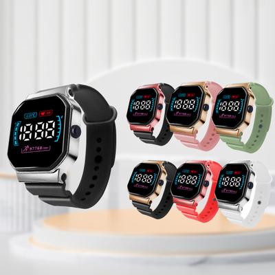 Digital Sports LED Watch with Large Dial Clear Bold Font Display Accurate Timepiece Comfortable Wristwatch