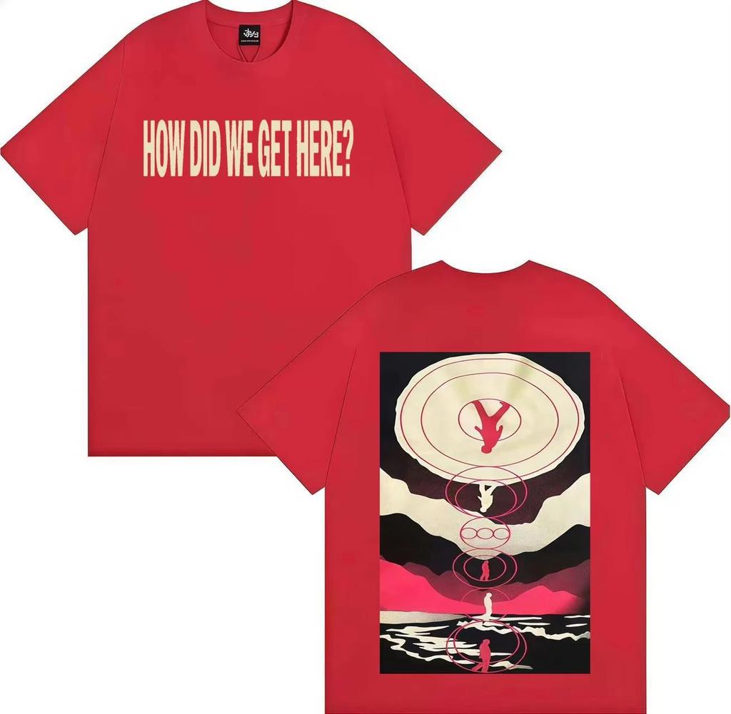How Did I Get Here TShirt Singer Louis Tomlinson Hip Hop Album Print Tops High Quality Cotton Tee Casual Loose Short Sleeve