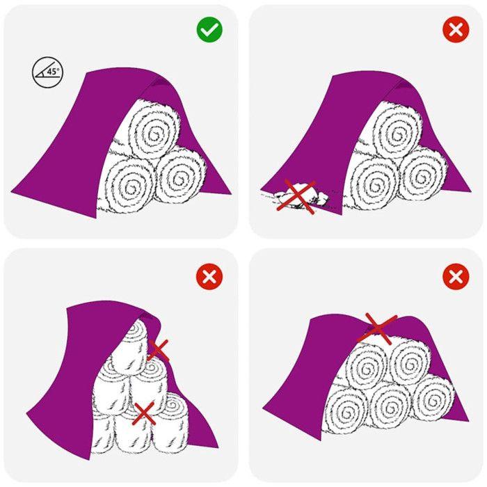 Hay Tarp 9.8x6 M 140 G M² Polypropylene