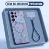 INS Sunflower Print Case For Samsung S26 Ultra S25 FE S24 S24 Plus A57 A37 A17 A56 A36 A16 A55 A35 A15 A54 5G Hybrid Magnetic Matte Cover