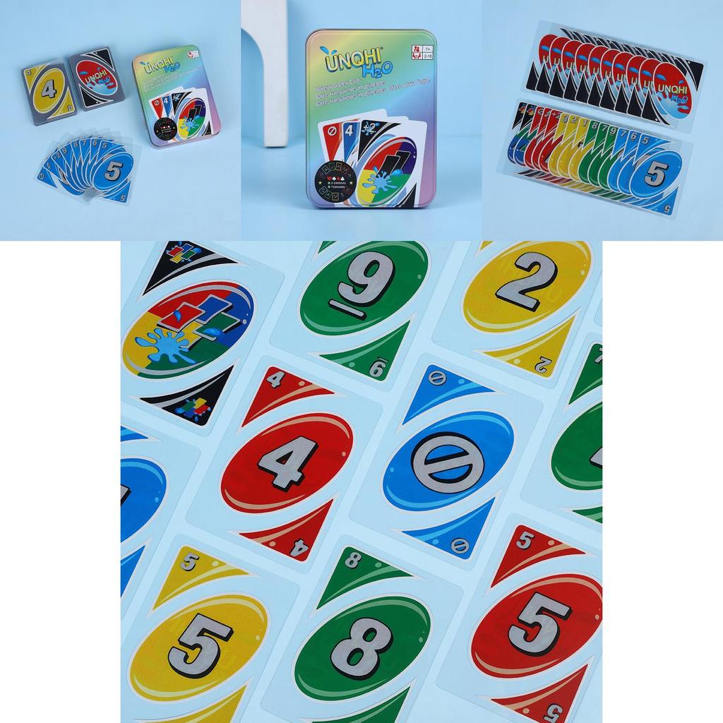 Dickes, langlebiges Plastik-Kristall-Kartenspielset, ideal für lustige Familienzusammenkünfte