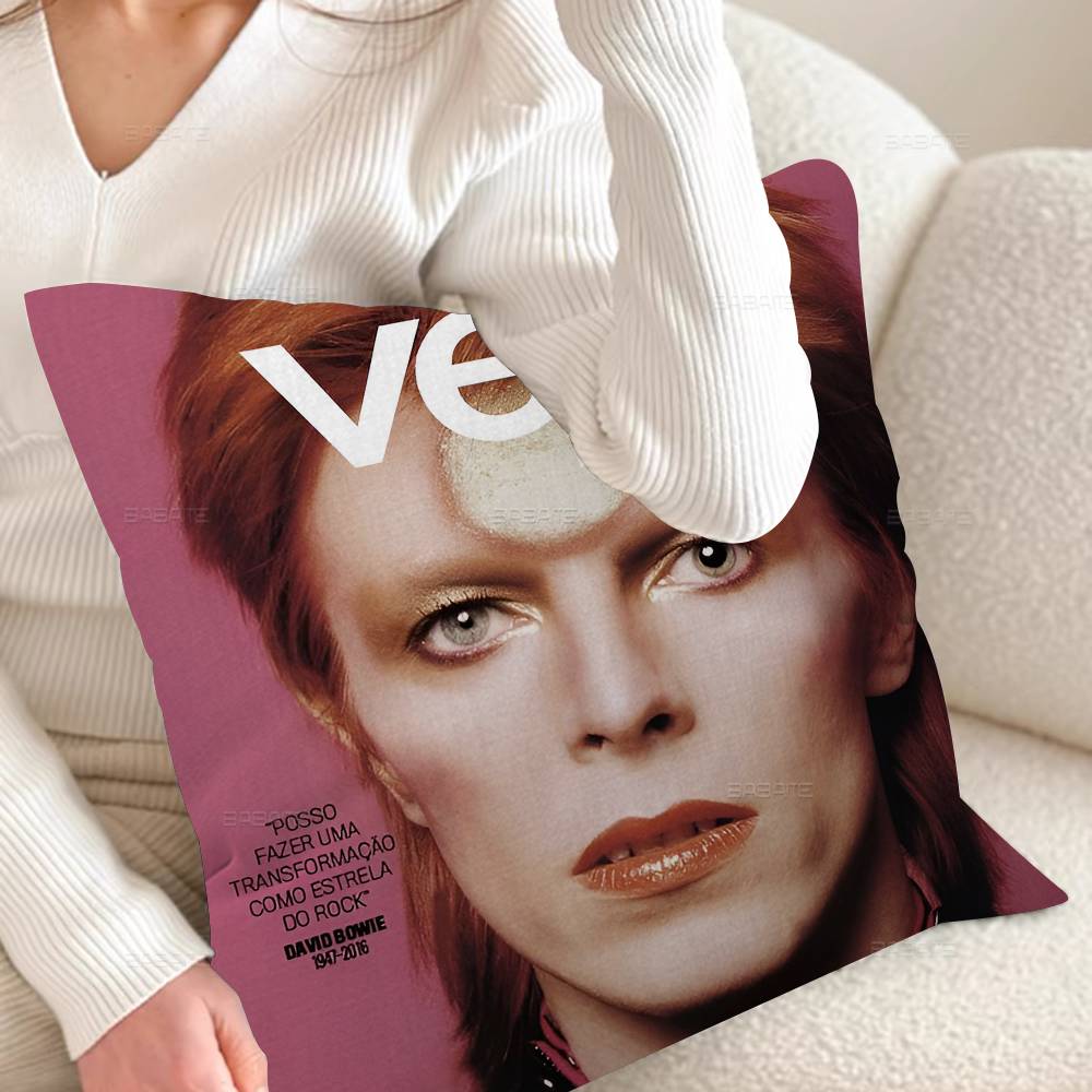 Singer D-David_B-Bowie Personalized Pillow Dust Cover Bedroom Kids Party Decoration Pillowcase Birthday Children Gift