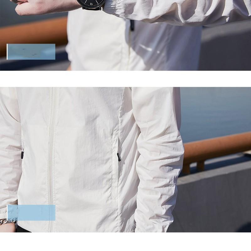 Summer Hooded Anti-UV Jacket Men Breathable Sun Protection Clothing Fishing Hunting Clothes Quick Dry Windbreaker
