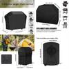 Grill Cover Waterproof Heavy Duty BBQ Covers with Cleaning Brush & Barbecue Gloves Burner Gas BBQ Covers Outdoor Barbecue Cover