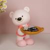 Home Decor Sculptures & Figurines Decorations Pacifier Bear Desk Storage Ornaments Living Room Resin Animal Statue