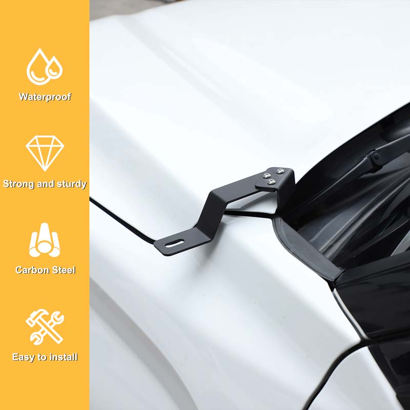 For Toyota Tundra 2022-2026 Hood Light Mount Bracket Front Hood Side Pillar Led Light Pod Mount Bracket Car Accessories
