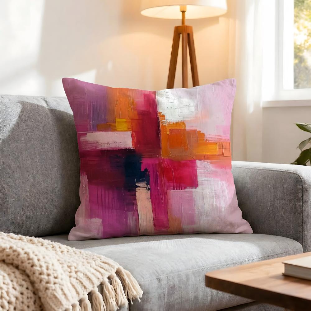 Art Color Farbe Kissenbezug Stück Dekorative Bezüge Weiche Kissenhülle für Sofa Couch Dekor x x Kissenbezüge