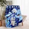 1pc Blanket Genshin Impact Furina Print Design, Lightweight Blanket for Sofa, Bed- Soft &Warm, Gift for All Seasons like Christmas, Halloween