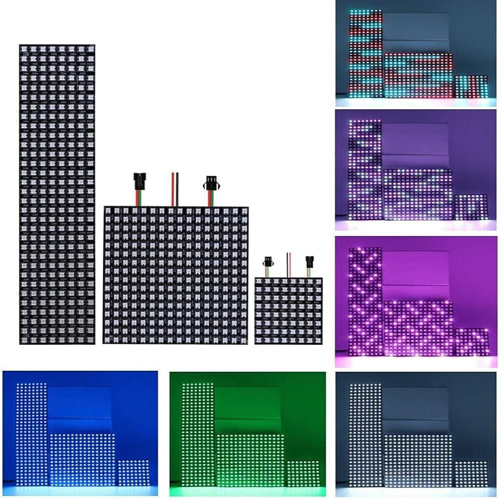 

Программируемый мягкий экран RGB WS2812B Дисплей с мягким светом Полезный фантомный пиксельный экран DIY Light