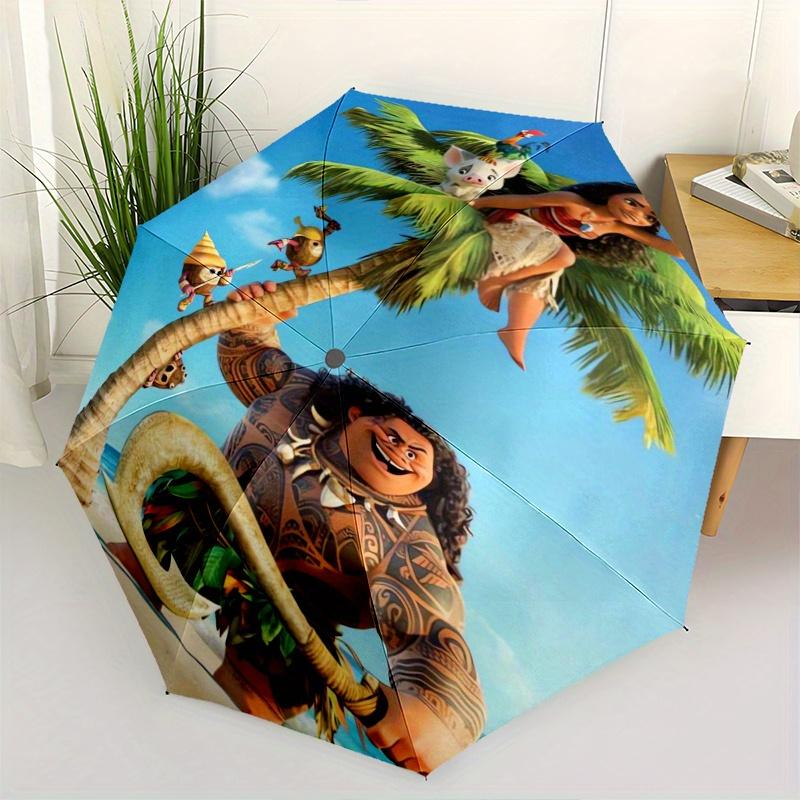 

Disney Moana s Adventure Automatic Opening and Closing Folding - A Good Choice for Gifts, Fashionable and Convenient Umbrella With Cute Cart