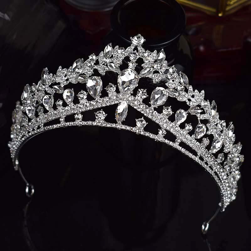 

Новая Роскошная Свадебная Корона Фотостудия Аксессуар для Волос Большая Хрустальная Корона Принцессы День Рождения Универсальный Аксессуар для Выступлений