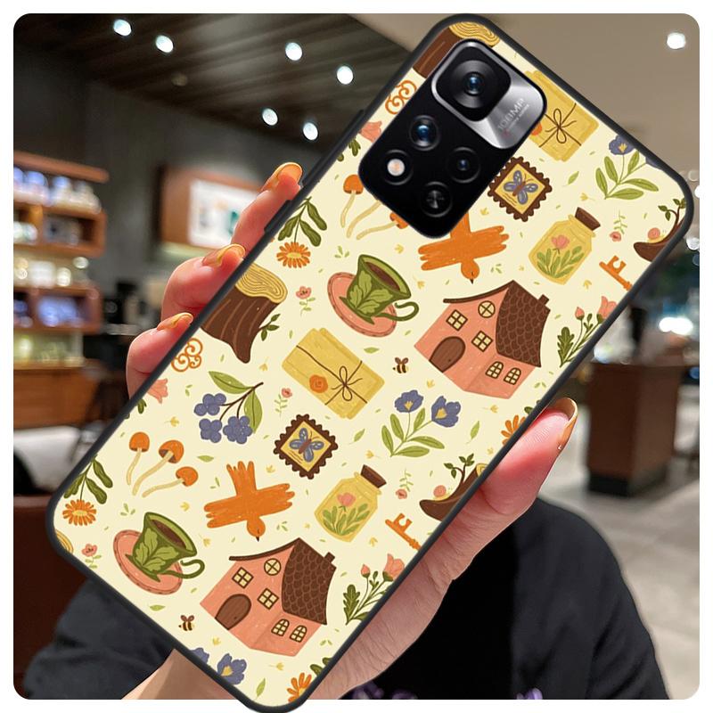 Cozy Autumn Cottage For Redmi 10 9C 10C 12C Cover For Xiaomi Redmi Note 12 Pro 10 9 8 11 Pro 9S 10S 11S 12S Case