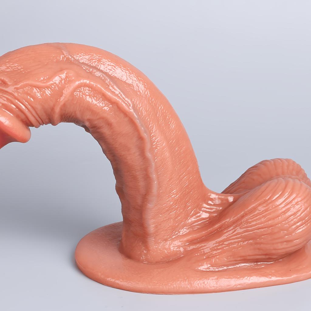 Realistic Silicone Dildo Set, S/M/L Sizes Available, Soft Feel-Like Texture with Strong Suction Cup, Hands-Free Design, Beginner Friendly Adult Toy