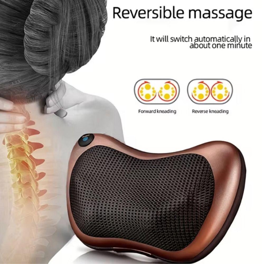 Multifunctional Electric Massage Pillow Kneading Cervical Massage Device Car Massage Pillow Home