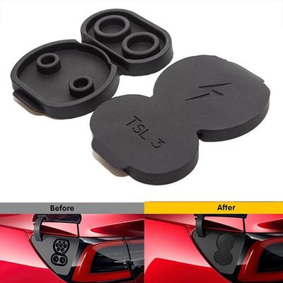 For Tesla Model 3 Y Car Charging Port Dust Protective Cover Waterproof Silicone Charger Hole Protector CCS EU Car Accessories