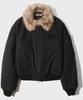 Lofi Maverick Fur Flight Jacket (Black)
