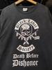 Vtg 00er Jahre Black Label Society "Death Before Dishonor" Schwarzes Unisex-Shirt WA1812 Unisex T-Shirt